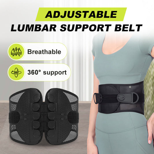 ✨HOT SALE 49% OFF🥰Adjustable Double Pulley Breathable Lumbar Support Shaping Waist Belt