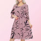 🔥Hot Sale🔥Elegant Loose Midi Dress with Ruffled Sleeves