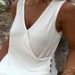 👚Button Cross V-Neck Tank Top🌟Stylish Design, Elegant Fit, Essential for Summer!